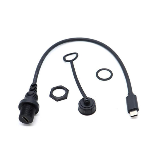 Type-C 3.1 0.3m Male To Female Extension Cable Car Waterproof Wire by buy2fix