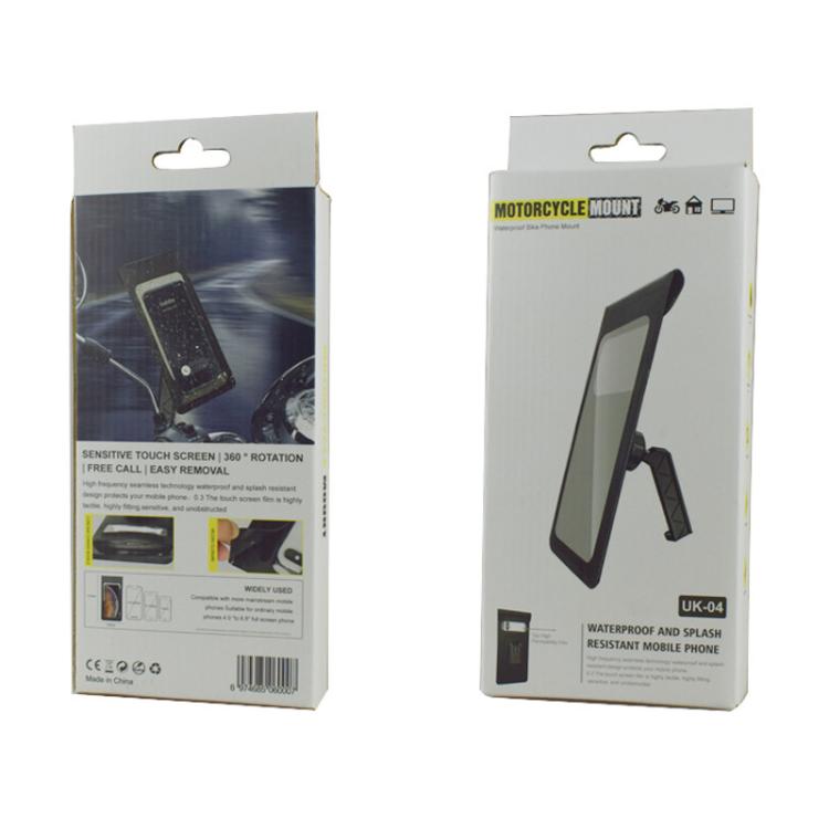 Bicycle Waterproof Phone Bag Mount Stand 360 Degree Rotation Motorcycle Bike Cellphone Holder, Spec: Rearview Mirror Model - Holders by buy2fix | Online Shopping UK | buy2fix