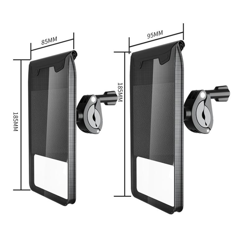 Bicycle Holder Waterproof Pouch Bag Bike Motorcycle Handlebar Mirror Phone Stand Mount, Size: XL - Holders by buy2fix | Online Shopping UK | buy2fix
