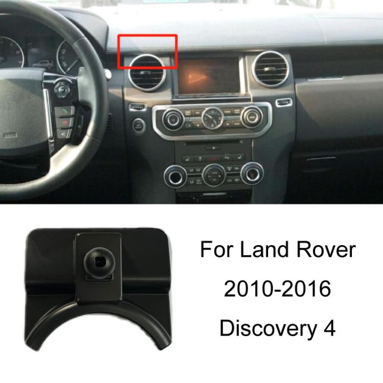 For Land Rover Left Driving Car Special Mobile Phone Navigation Bracket Base, Model: 10-16 Discovery 4 - Special Car Holders by buy2fix | Online Shopping UK | buy2fix