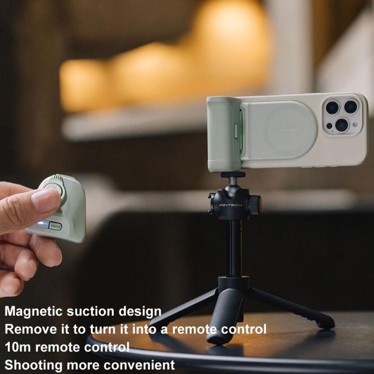 PGYTECH P-PG-005 MagCam Cell Phone Camera Handle Bluetooth Remote Control Camera Aid(Gray) - Phone Remote Control by PGYTECH | Online Shopping UK | buy2fix