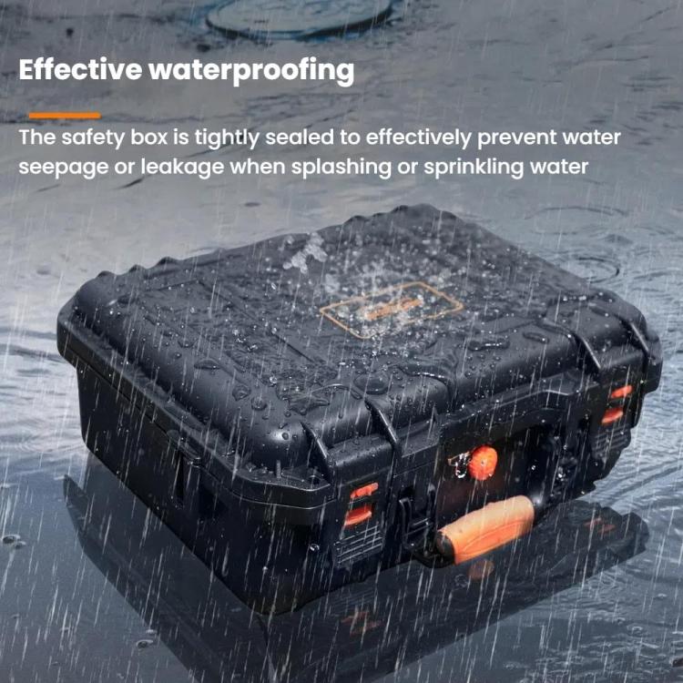 For DJI Flip Sunnylife AQX-19 Waterproof Storage Protective Suitcase Aerial Camera Smooth Flying Kit Bag(Black) - Other by Sunnylife | Online Shopping UK | buy2fix