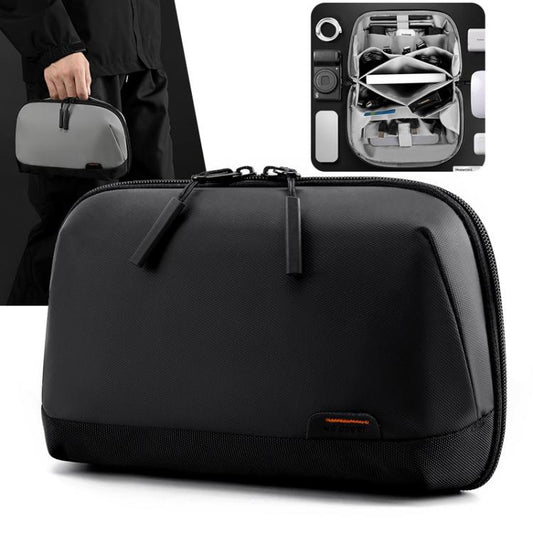 WEPOWER Digital Accessories Storage Bag Waterproof Clutch Travel Case(Black) - Digital Storage Bag by WEPOWER | Online Shopping UK | buy2fix