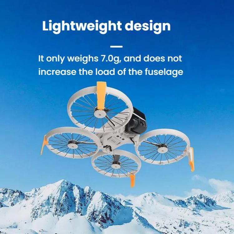 For DJI Flip CQT 4 In 1 Drone Folding Booster Stand Scratch and Wear Resistant Landing Protective Bracket(Gray) - Other by CQT | Online Shopping UK | buy2fix