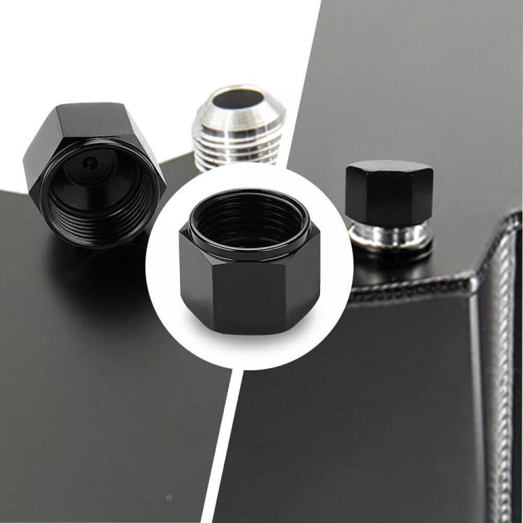 AN8 Oil Pipe Plug Aluminum Alloy Nut Car Modification Adapter - Nuts & Bolts by buy2fix | Online Shopping UK | buy2fix