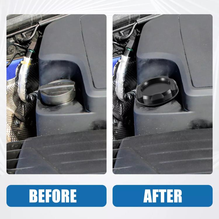 Car Modified Aluminum Alloy Oil Cap For Honda Fit/Civic(Black) - Tank Covers by buy2fix | Online Shopping UK | buy2fix