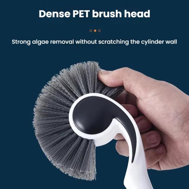 125cm Fish Tank Brush Long Handle Cleaning Algae Removal Tool Inner Wall Cleaning Fish Tank Brush - Cleaning Tools by buy2fix | Online Shopping UK | buy2fix
