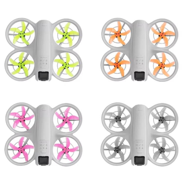 1pair For DJI Neo RCSTQ Drone 5 Blade Paddle Quick Release Replacement Blade(Orange) - DIY Propeller by RCSTQ | Online Shopping UK | buy2fix