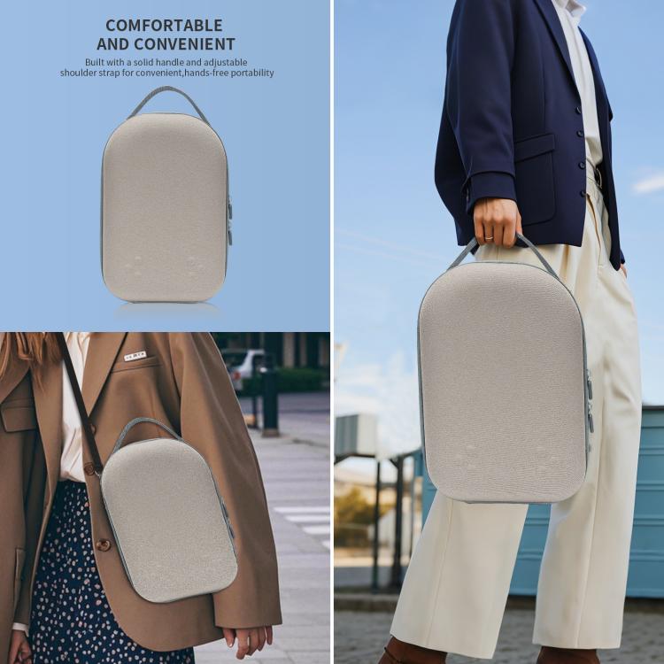 For Meta Quest 3S / 3 VR Headset JYS Storage Bag Handbag(Black) - VR Accessories by JYS | Online Shopping UK | buy2fix