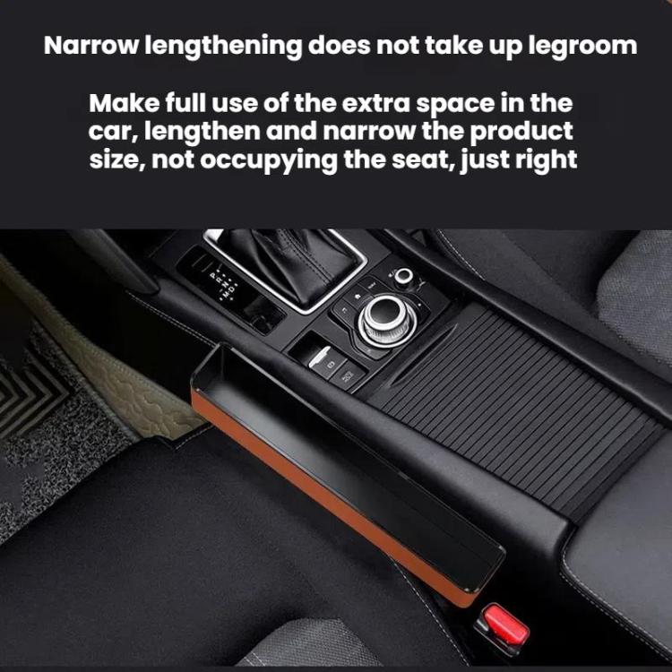 Car Seat Seam Storage Box Universal Car Seam Organizer Auto Accessories(Black) - Stowing Tidying by buy2fix | Online Shopping UK | buy2fix