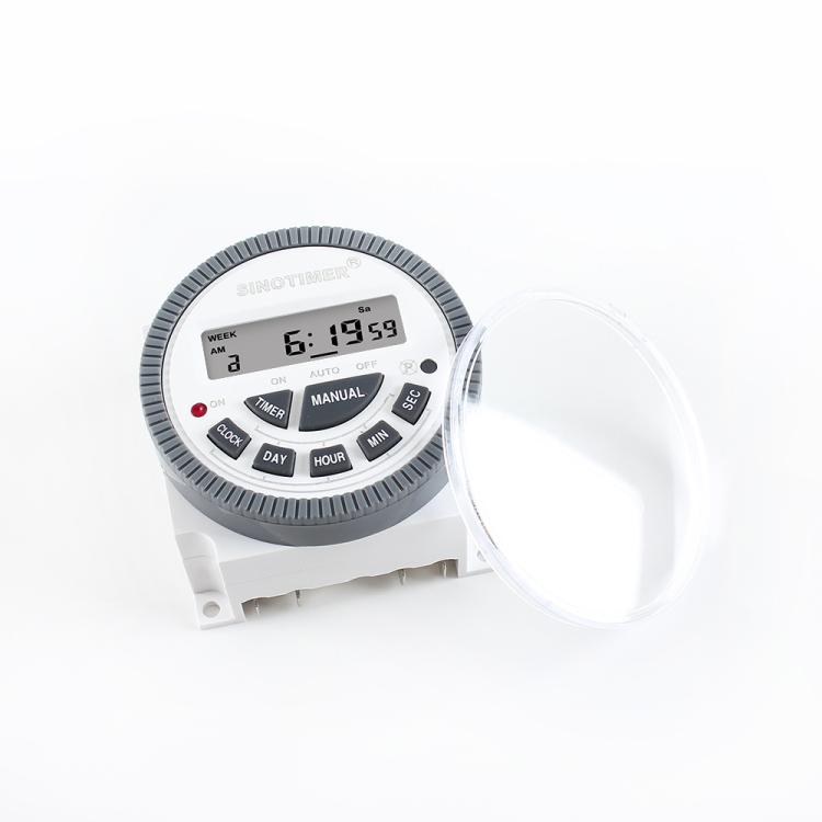 SINOTIMER TM-619sH-4 12VDC 10A Digital 7-Day Timer Switch Second Control Timer - Switch by SINOTIMER | Online Shopping UK | buy2fix