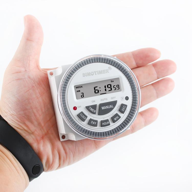 SINOTIMER TM-619sH-2 220VAC 10A Digital 7-Day Timer Switch Second Control Timer - Switch by SINOTIMER | Online Shopping UK | buy2fix