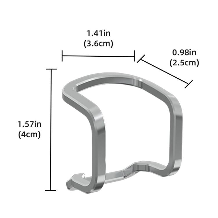 For DJI Neo BRDRC Metal Bumper Crash Bar Drone Gimbal Lens Protection Bracket Accessories(Silver) - Mount & Holder by BRDRC | Online Shopping UK | buy2fix