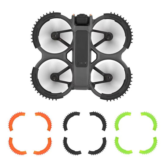 For DJI Avata 2 BRDRC 4pcs Paddle Protection Bumper Rings(Orange) - Cases & Bags by BRDRC | Online Shopping UK | buy2fix