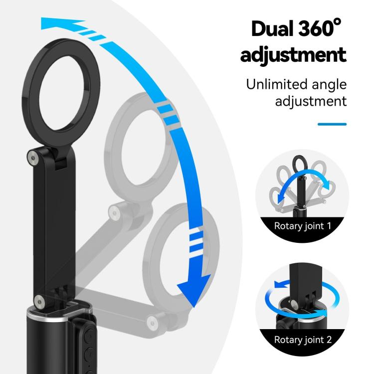 TELESIN P1-HSS-02 Magnet Version Remote Control Travel Photo Cell Phone Holder Desktop Fixed Lazy Magnetic Holder - Desktop Holder by TELESIN | Online Shopping UK | buy2fix