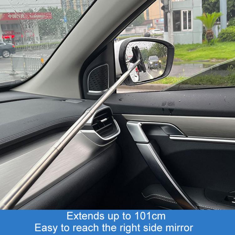 Retractable Windshield Cleaning Brush Scrubbing And Defogging 3 In 1 Car Wash Kit(Blue) - Car washing supplies by buy2fix | Online Shopping UK | buy2fix