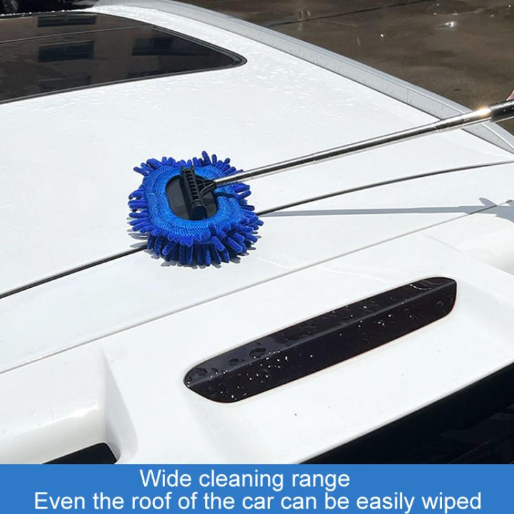 Retractable Windshield Cleaning Brush Scrubbing And Defogging 3 In 1 Car Wash Kit(Blue) - Car washing supplies by buy2fix | Online Shopping UK | buy2fix