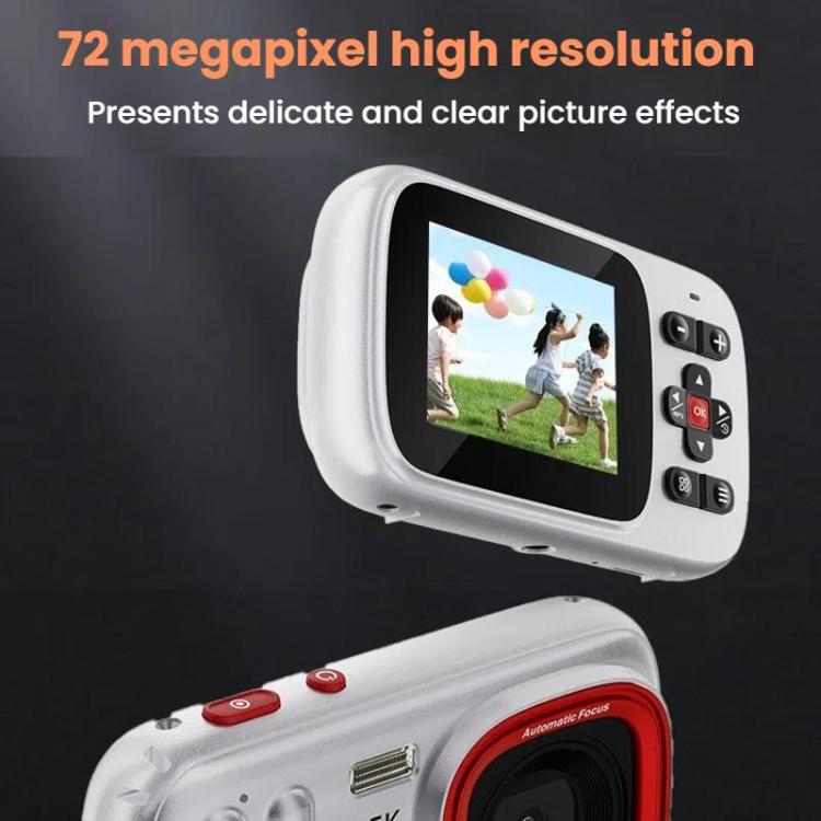 72 MP HD Digital Camera 2.4 Inch MP3 Listening Photo Video 16x Zoom DV(Black) - Video Cameras by buy2fix | Online Shopping UK | buy2fix