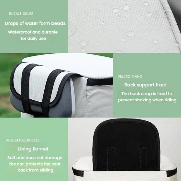 Electrical Motorcycle Waterproof Rear Backrest Hanging Bag Large Capacity Helmet Storage Bag(White) - Bags & Luggages by buy2fix | Online Shopping UK | buy2fix