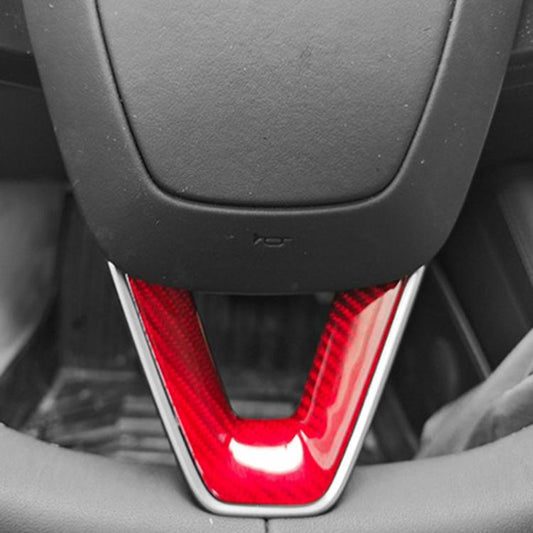 For Tesla Model 3 Car Modification Interior Carbon Fiber Steering Wheel Patch, Style: Matte - Car Interior Mouldings by buy2fix | Online Shopping UK | buy2fix