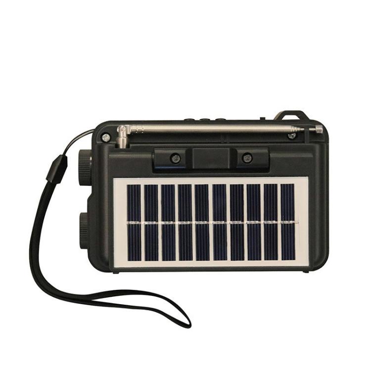 322BTS Solar Multi-band Antenna FM Radio Portable Flashlight Bluetooth Speaker(Random Color Delivery) - Radio Player by buy2fix | Online Shopping UK | buy2fix