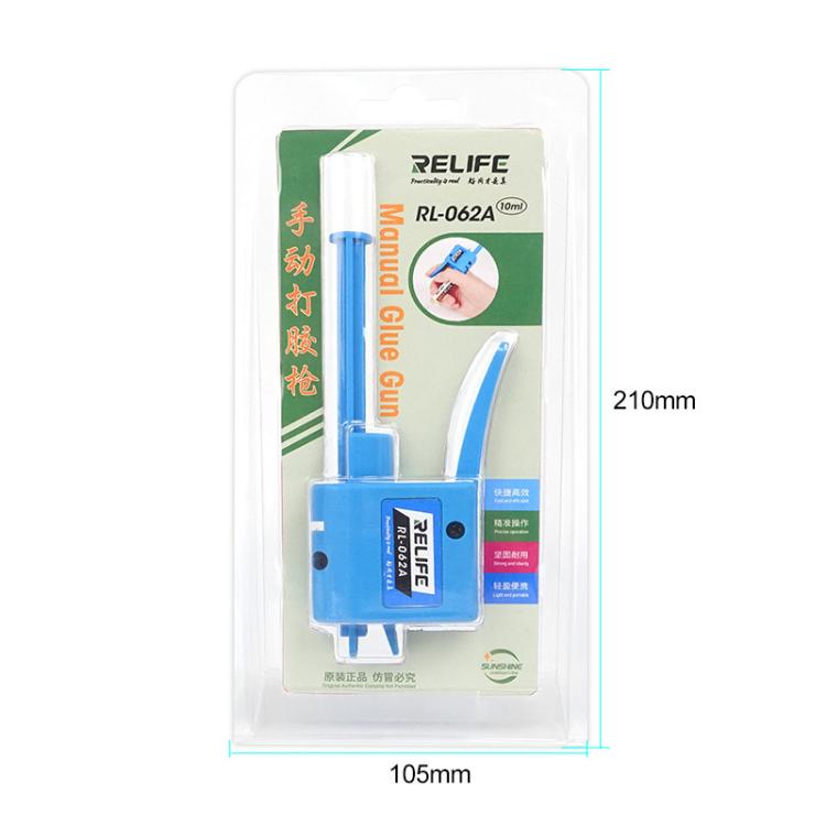 RELIFE RL-062A 10CC Manual Glue Tapper Cell Phone Repair Motherboard Soldering Oil Syringe Booster Tin Paste Syringe Pusher - Repair Glue Series by RELIFE | Online Shopping UK | buy2fix