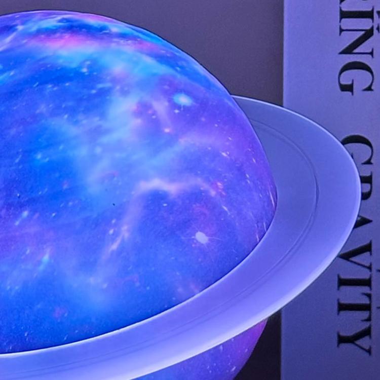 RGB Lighting Planet Shape Desktop Bluetooth Speaker Home 3D Subwoofer(Dream Star Rings) - Desktop Speaker by buy2fix | Online Shopping UK | buy2fix