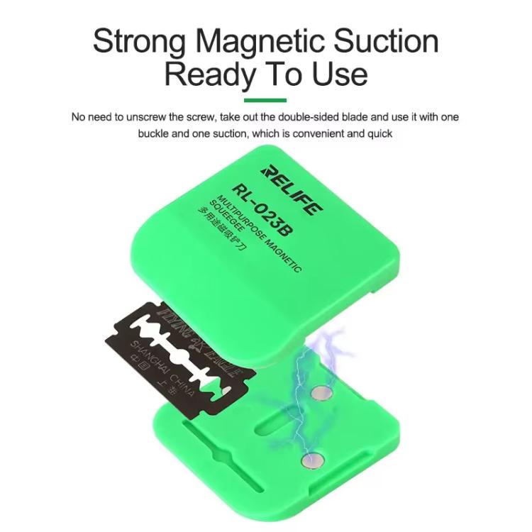 RELIFE RL-023B Multi-purpose Magnetic Spatula LCD Screen Degumming Glass Cleaning Knife - Crowbar by RELIFE | Online Shopping UK | buy2fix