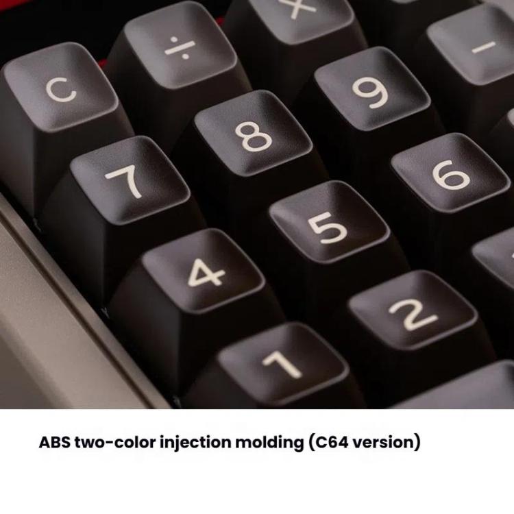 8BitDo Retro18 Tri-mode Connection Computer Mechanical Numeric Keyboard Counter 2 In 1(Brown C64 Version) - Mini Keyboard by 8BitDo | Online Shopping UK | buy2fix