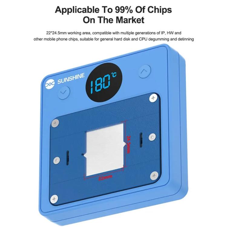 SUNSHINE SS-T12C IC Chip Heating Glue Remover Mobile Phone Repair Chip Fast Heating Efficient Glue Removal Tool - Repair Platform by SUNSHINE | Online Shopping UK | buy2fix