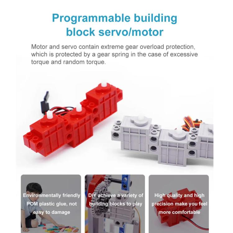 Building Block Servo Gen 2 Programmable Geekservo For DIY Electronic Smart Car - Motor & Controller by buy2fix | Online Shopping UK | buy2fix