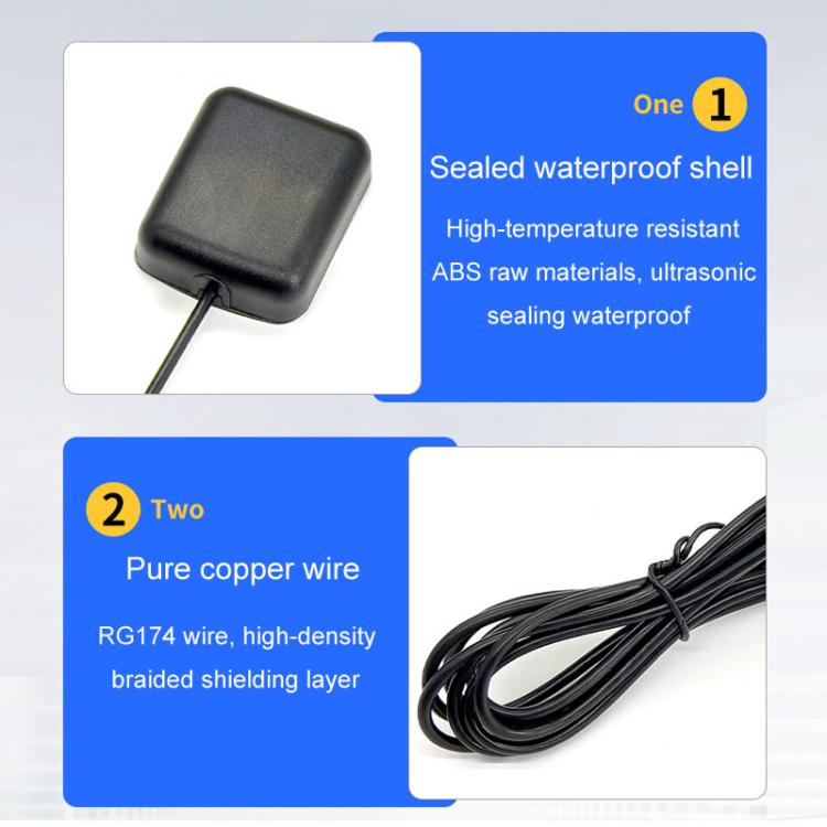 3pcs / Set Palminfo Android Navigation Cable 6-Pin GPS Antenna Reverse Rear View Wire - DIY Cables by buy2fix | Online Shopping UK | buy2fix