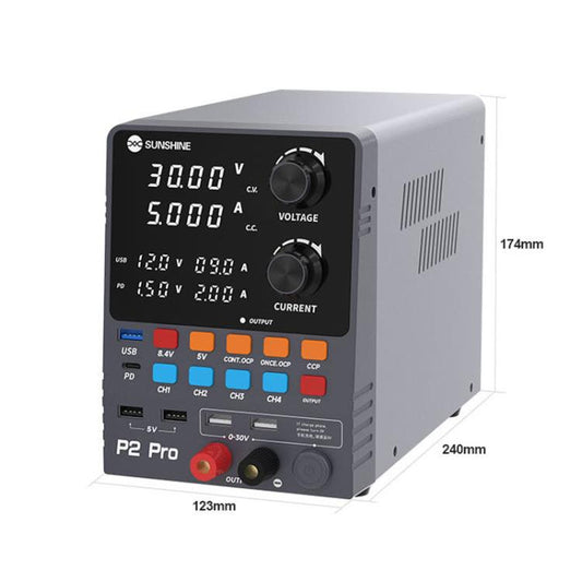 SUNSHINE P2 Pro SUNSHINE P2 Pro 330W Intelligent DC Voltage Regulator Power Supply Toroidal Transformer 30V 5A Output Repair Tool - Power Supply by SUNSHINE | Online Shopping UK | buy2fix