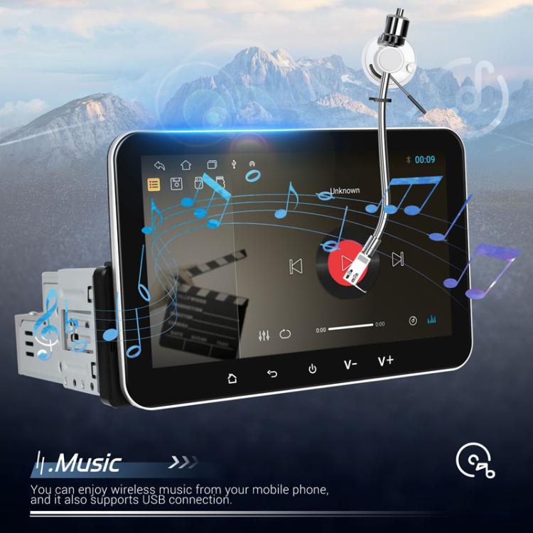 7 inch Horizontal Screen Android 13.0 Single Spindle Universal Car Multimedia Player, Style: Standard - Car MP3 & MP4 & MP5 by buy2fix | Online Shopping UK | buy2fix