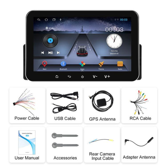 7 inch Horizontal Screen Android 13.0 Single Spindle Universal Car Multimedia Player, Style: Standard - Car MP3 & MP4 & MP5 by buy2fix | Online Shopping UK | buy2fix