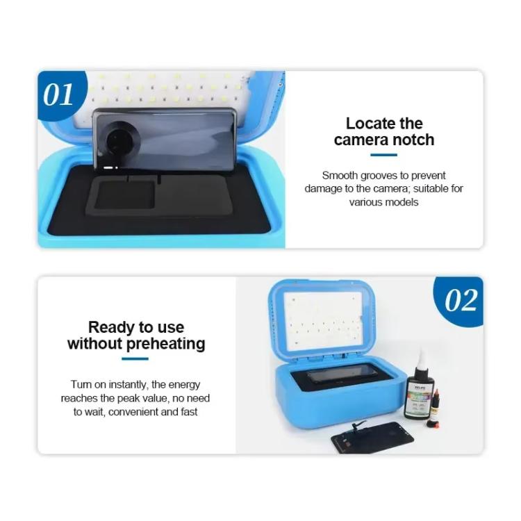 SUNSHINE S-918B Plus UV Curing Box Mobile Phone LCD Screen OCA Bonding Vacuum Laminated Machine(US Plug 110V) - Laminator Machine by SUNSHINE | Online Shopping UK | buy2fix
