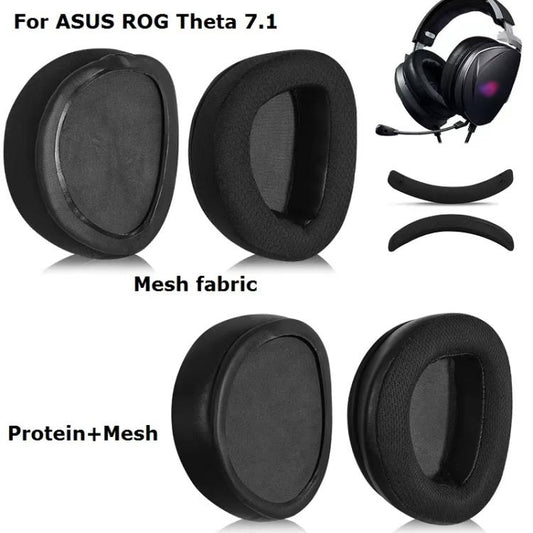 1pair Mesh Cloth Earpads For ASUS ROG Theta 7.1 Headphone Accessories - Earmuff & Pad by buy2fix | Online Shopping UK | buy2fix