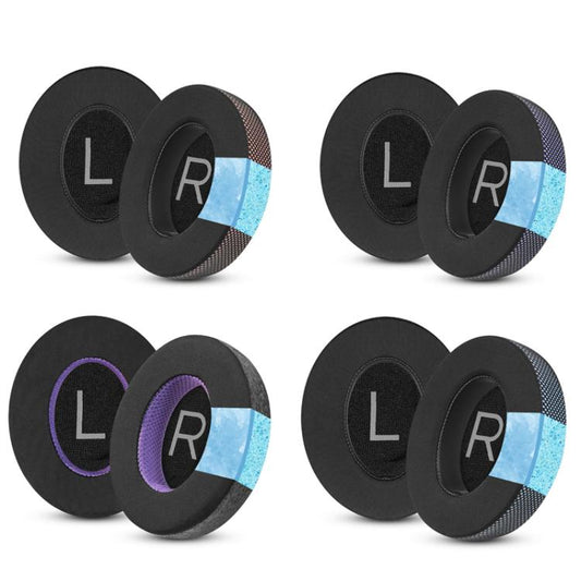 For Bose NC700 Headphone 1pair Ice Gel Ear Pads Earmuffs Protective Cover(Magical Ice Black Purple) - Earmuff & Pad by buy2fix | Online Shopping UK | buy2fix