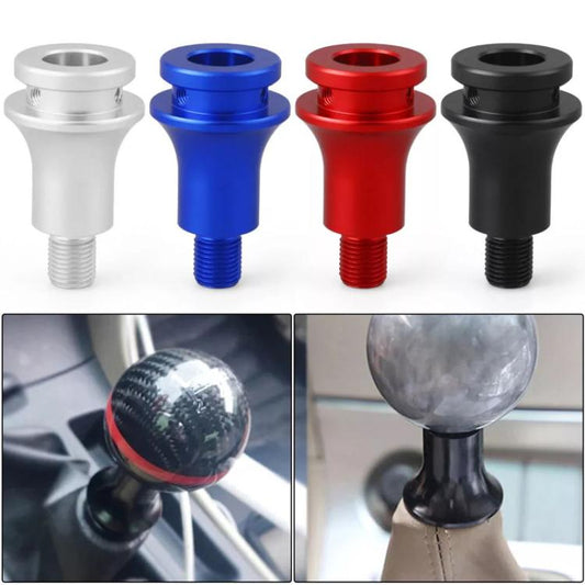 For M12 x 1.25 Car Modified Gear-Head Thread Converter Gear Lever Adapter(Black) - Shift Knob by buy2fix | Online Shopping UK | buy2fix