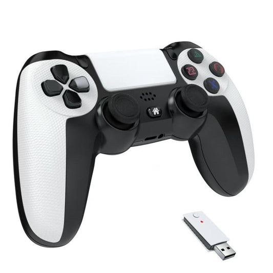 2.4G Dual Motor Dual Vibration 6-Axis Wireless Gamepad For PS4 / PS5 / Android / iOS / PC(White) - Gamepads by buy2fix | Online Shopping UK | buy2fix