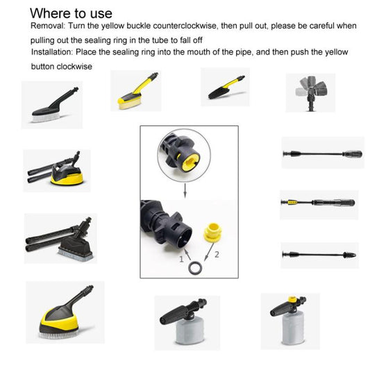 20pcs / Set For Karcher K2 / K3 / K4 / K5 / K6 / K7 High Pressure Washer Seal O-Ring - For Karcher Accessories by buy2fix | Online Shopping UK | buy2fix