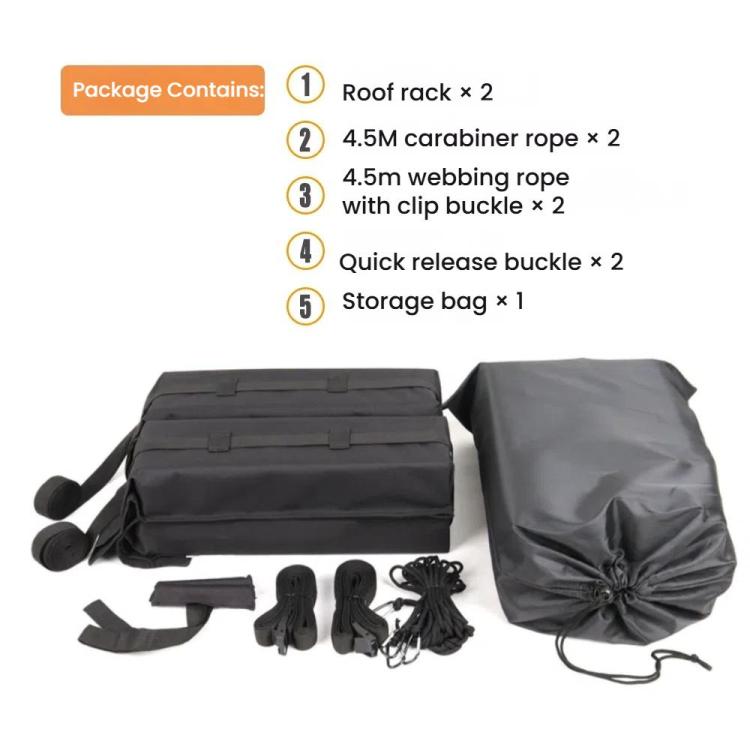 Car Roof Non-slip Luggage Surfboard Strap Soft Rack - Roof Racks by buy2fix | Online Shopping UK | buy2fix