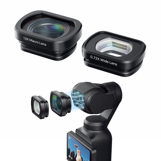 0.72X Wide Lens For DJI Pocket 3 aMagisn Magnetic Filter Accessories - Lens Accessories by aMagisn | Online Shopping UK | buy2fix