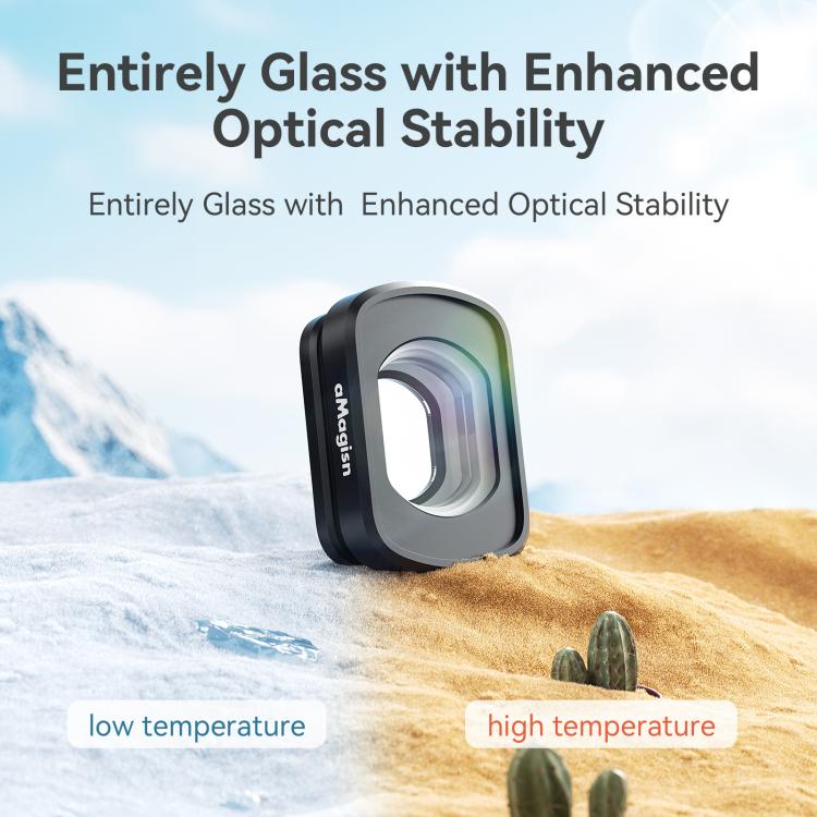 0.72X Wide Lens For DJI Pocket 3 aMagisn Magnetic Filter Accessories - Lens Accessories by aMagisn | Online Shopping UK | buy2fix