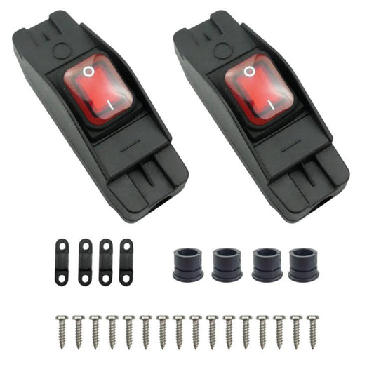Waterproof Screw-type Wiring High-power High-temperature Resistant Switch(Red 12-24V) - Car Switches by buy2fix | Online Shopping UK | buy2fix