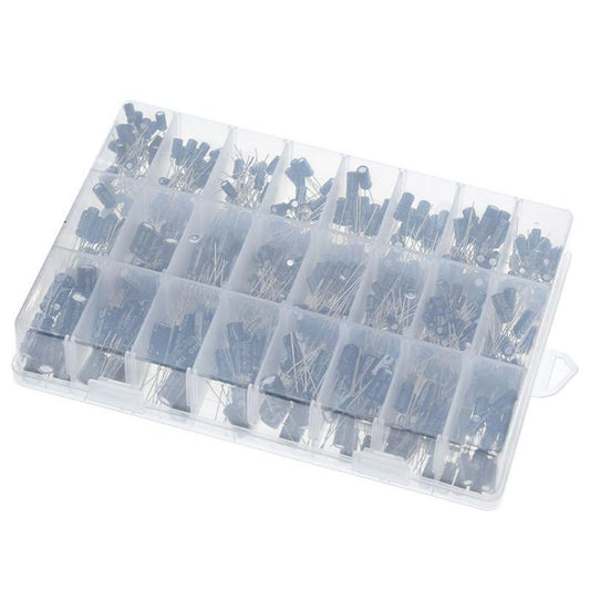 500pcs / Box 0.1uF-1000uF 24 Specifications Electrolytic Capacitor Kits - Others by buy2fix | Online Shopping UK | buy2fix