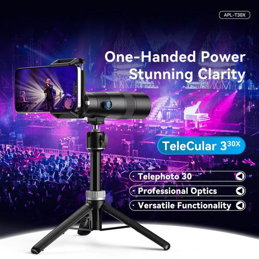 APEXEL 30X 720mm Phone Telephoto Lens with Tripod Kit(Black) - Others Lens by APEXEL | Online Shopping UK | buy2fix