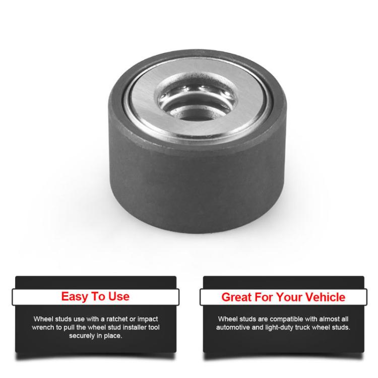 22800 Wheel Bolt Installer For Most Cars And Light Trucks, Style: Black With 3 Nuts - Wheels Tires & Parts by buy2fix | Online Shopping UK | buy2fix