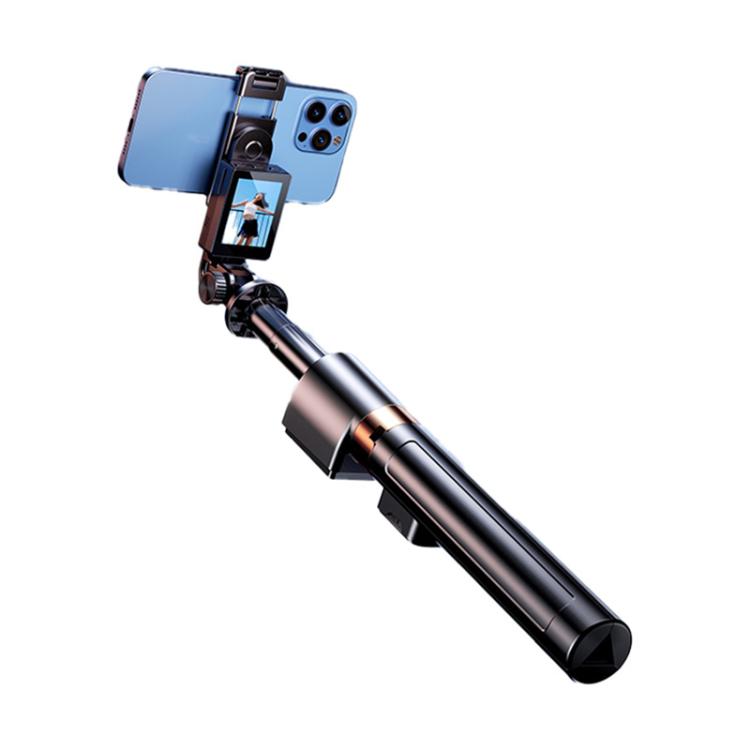 Mobile Phone Screen Mirroring Selfie Stick Real-time Display Mobile Phone Rear Photo Live Tripod Stand(Black) - Selfie Sticks by buy2fix | Online Shopping UK | buy2fix