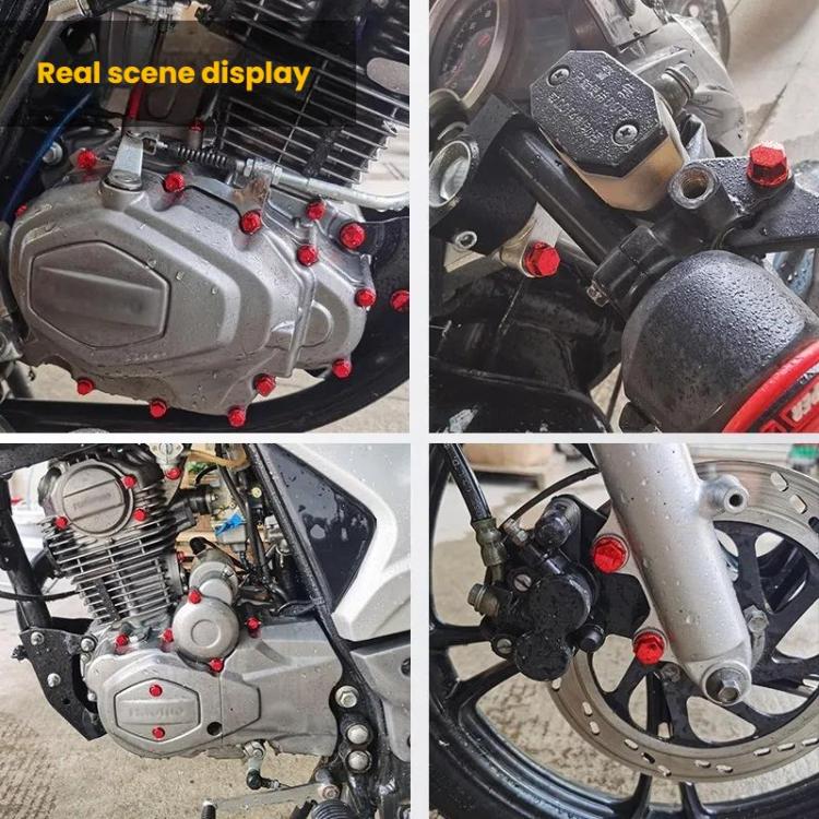 Motorcycle Scooter Modification Parts Screw Cover Decorative Screw Cap(Blue) - Ornamental Parts by buy2fix | Online Shopping UK | buy2fix